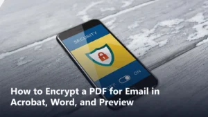 how to encrypt a pdf for email guide featured image